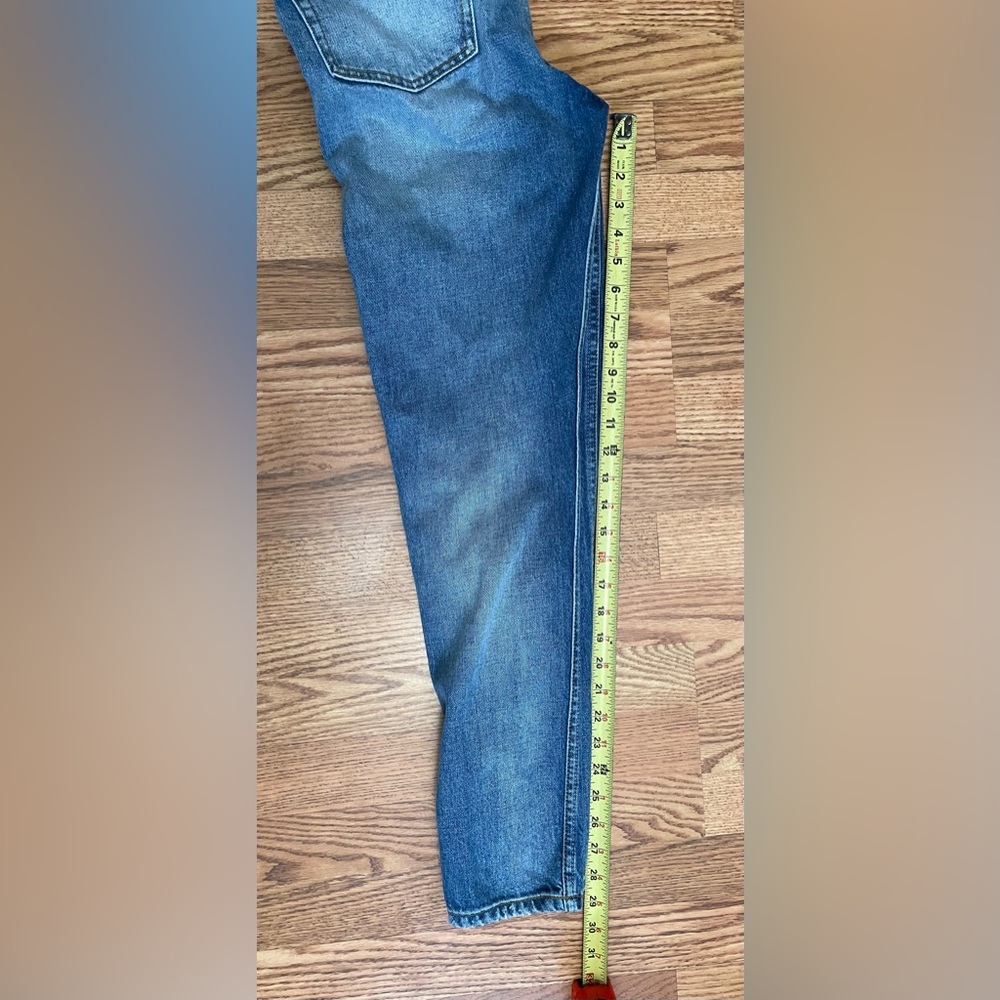 Boyish High Rise Blue Jeans - Picture 6 of 15